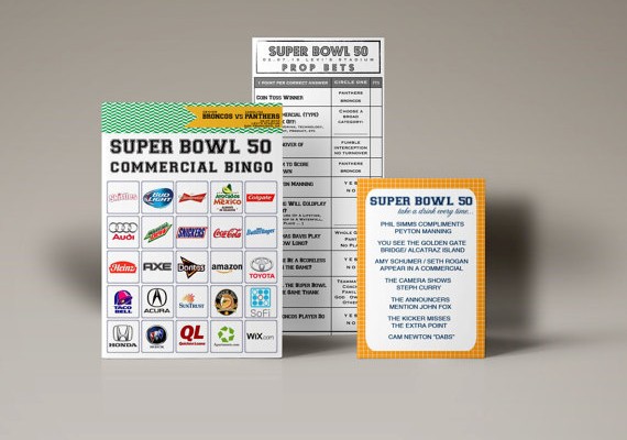 Checkout our Super Bowl 50 Printable PARTY GAME SET